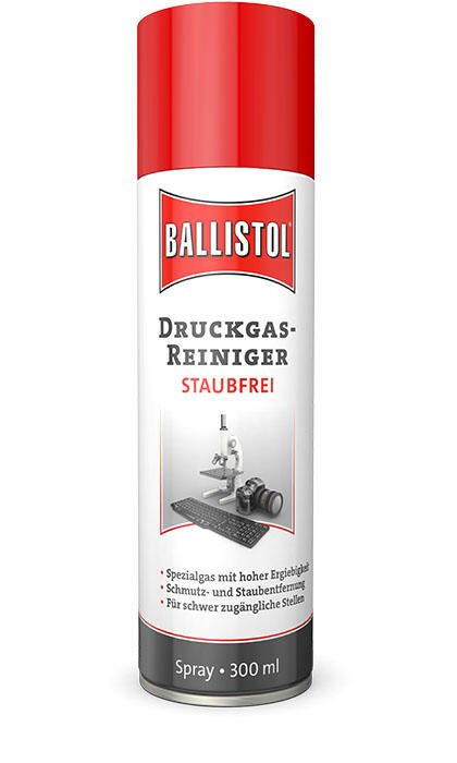 BALLISTOL Druckluftreiniger Druckgasreiniger STAUBFREI 300,0 ml BALLISTOL Druckluftreiniger Druckgasreiniger STAUBFREI 300,0 ml